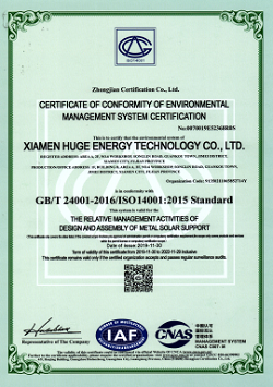  ISO14001 sijil OF kesesuaian OF pensijilan sistem pengurusan alam sekitar